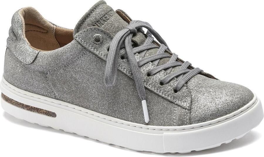 Birkenstock Bend Low Dames Sneakers Silver Metallic Narrow-fit Zilver Suède - Foto 6