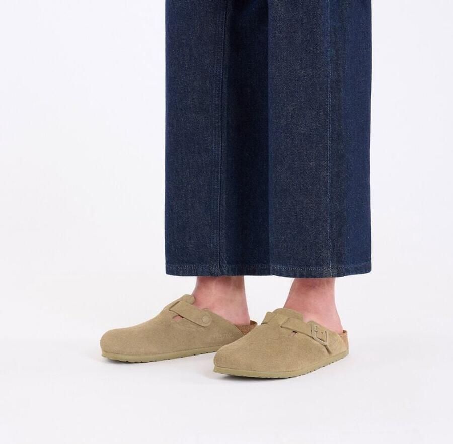 Birkenstock BOSTON FADED KHAKI -41(4061418815460)
