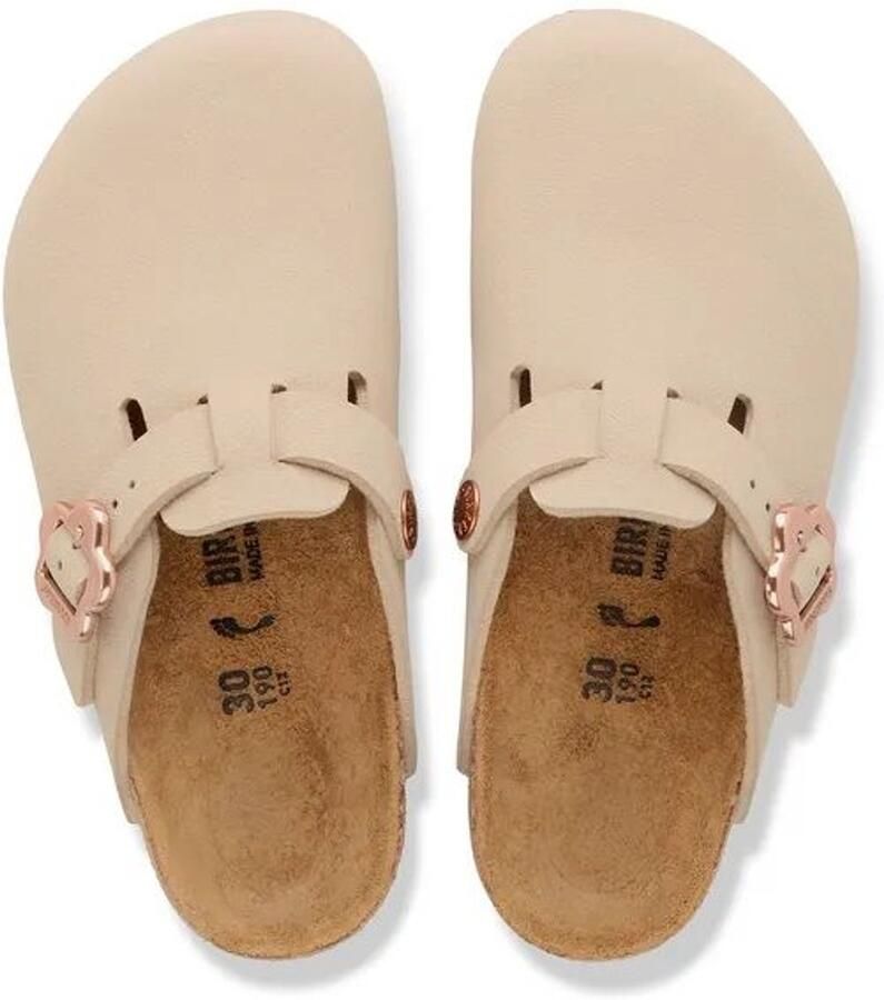 Birkenstock Boston Flower Buckle Kids Sandcastle