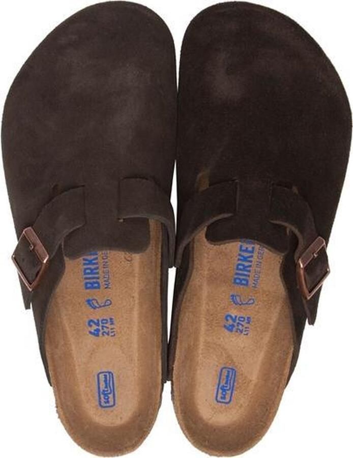 Birkenstock Boston Soft instappers bruin