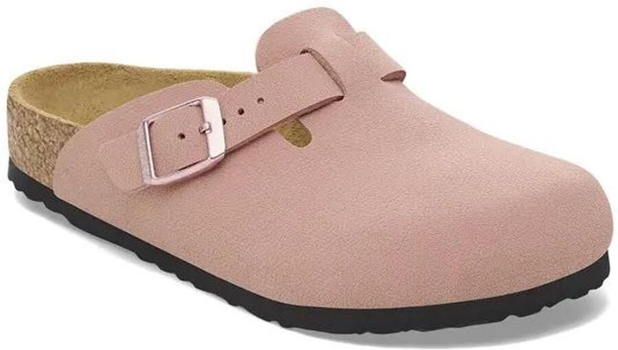 Birkenstock Boston Slippers en Sandalen Kinder Roze Nubuck - Foto 2