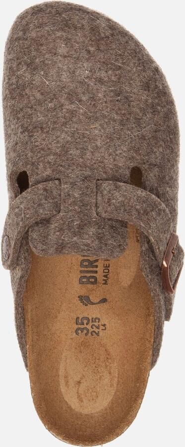 Birkenstock Wollen Boston Klompen Smalle Pasvorm Bruin Unisex - Foto 12