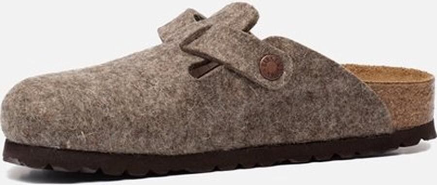 Birkenstock Wollen Boston Klompen Smalle Pasvorm Bruin Unisex - Foto 11