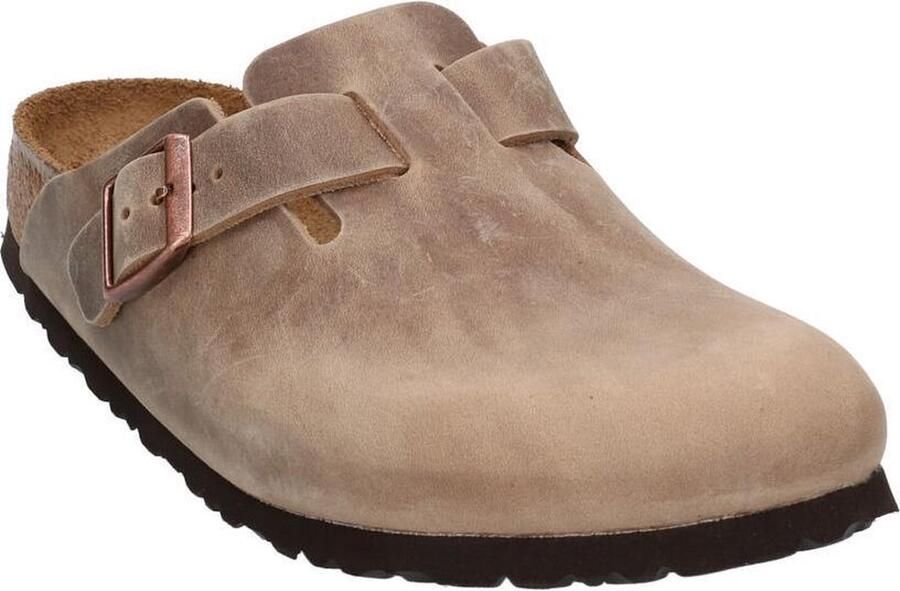 Birkenstock Boston Tabacco Brown narrow Fettleder Oiled Leather Unisex Pantoffels Tabacco Brown - Foto 5