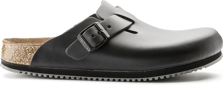 Birkenstock Boston naturleder fusion zwart narrow sandalen uni (060196) - Foto 5