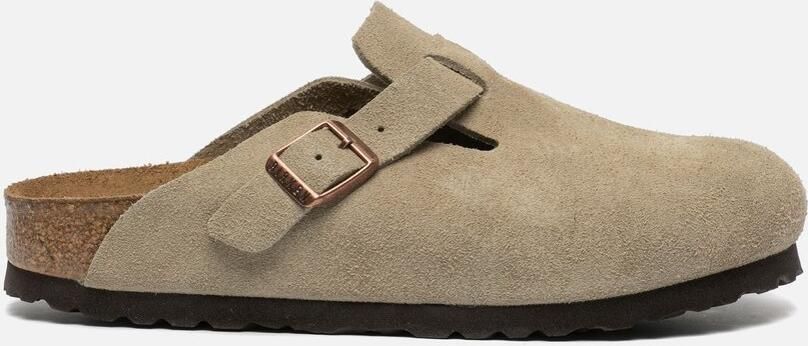 Birkenstock Boston SFB VL Narrow Clogs Taupe