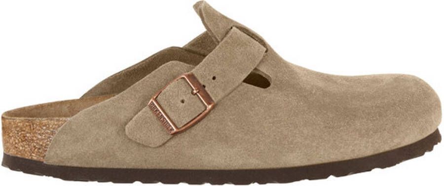 Birkenstock Boston Sfb Vl Taupe Taupe Schoenmaat 43 Slides & sandalen 560773