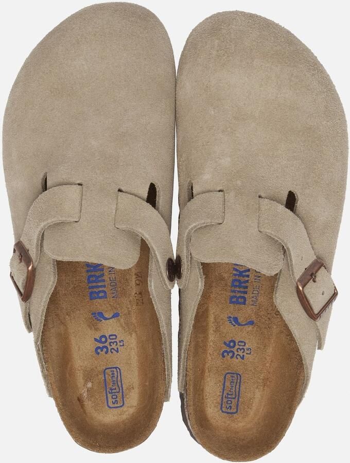 Birkenstock Boston Sfb Vl Taupe Taupe Schoenmaat 43 Slides & sandalen 560773