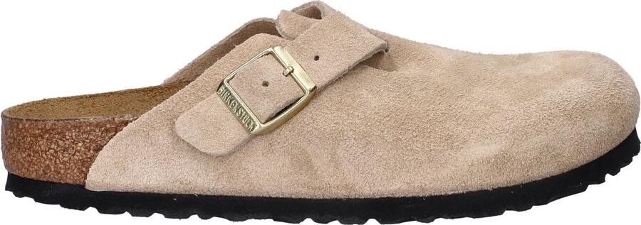 BIRKENSTOCK Instappers Dames Boston Bs Maat: 43 Materiaal: Suède Kleur: Beige - Foto 2