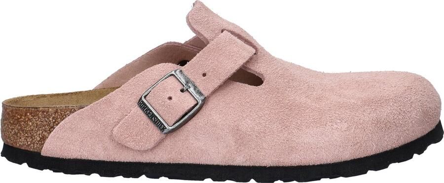 Birkenstock Boston Soft Footbed Dames Roze- Dames Roze