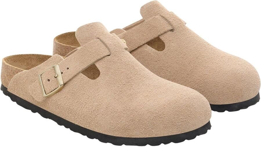 BIRKENSTOCK Instappers Boston Bs Maat: 35 Materiaal: Suède Kleur: Beige - Foto 4