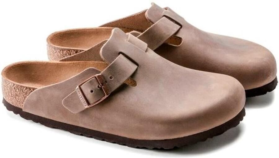 Birkenstock BOSTON TABACCO BROWN NARROW-39(4061416495046)