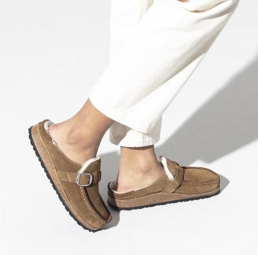 Birkenstock Comfortabele Slipper voor Dagelijks Gebruik Brown Dames - Foto 2
