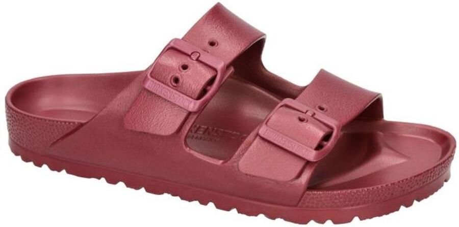 Birkenstock -Dames bordeaux slippers & muiltjes