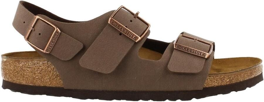 Birkenstock Milano Sandalen Mocha Narrow fit | Bruin | Imitatieleer - Foto 8