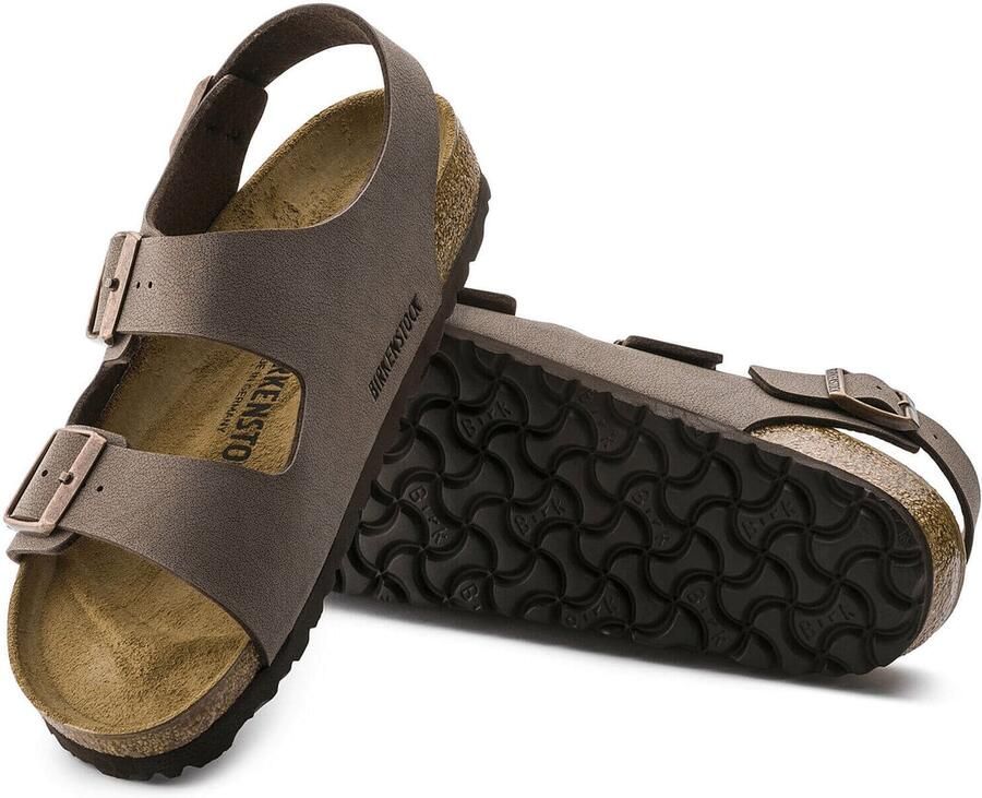 Birkenstock Milano Sandalen Mocha Narrow fit | Bruin | Imitatieleer - Foto 4