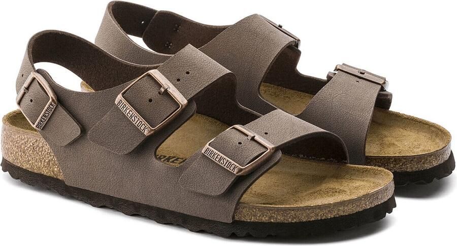 Birkenstock Milano Sandalen Mocha Narrow fit | Bruin | Imitatieleer - Foto 5