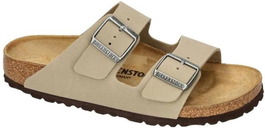Birkenstock -Dames kaki camouflage slippers & muiltjes
