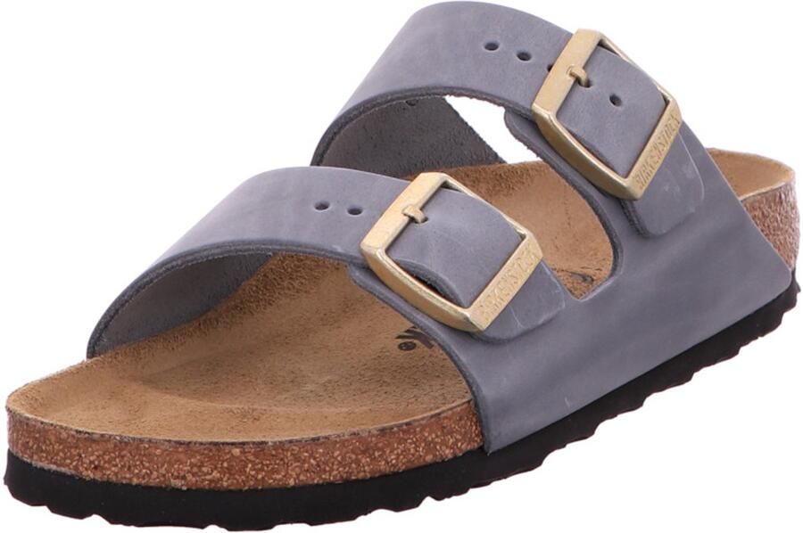 Birkenstock Suède sandaal met verstelbare bandjes