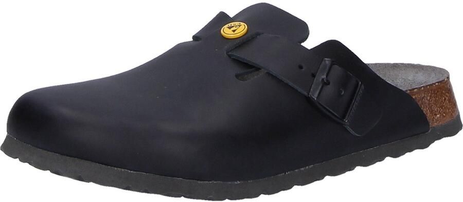 Birkenstock Leren Klompen met EVA Zool Black Dames