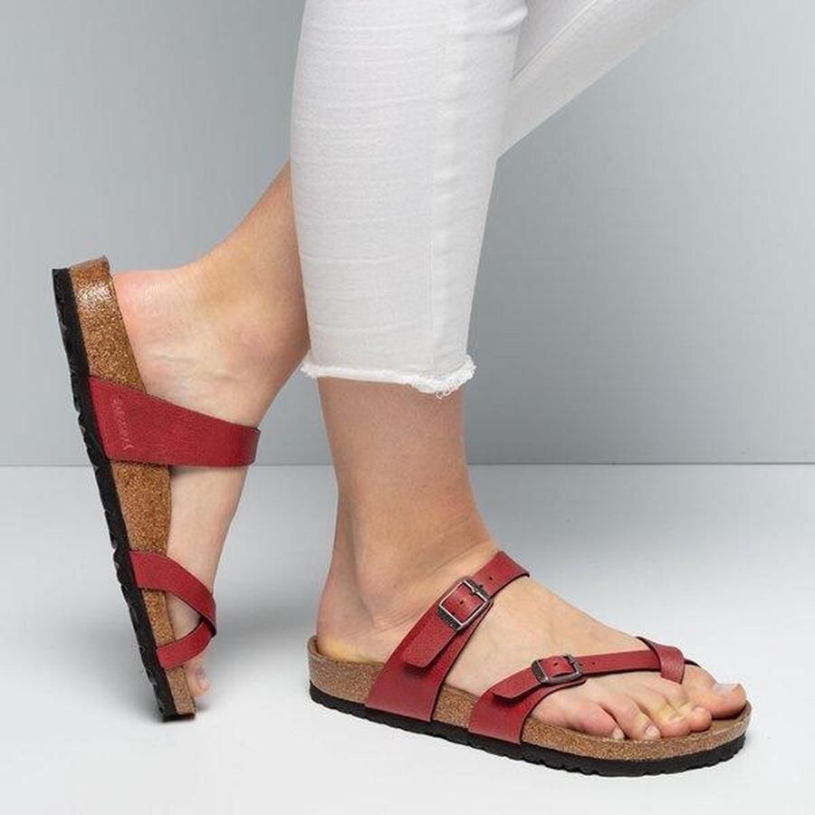 Birkenstock Slippers Madrid smalle schoenwijdte met ergonomisch gevormd voetbed - Foto 4