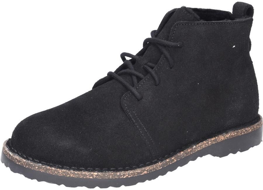 Birkenstock dames veterschoenen zwart