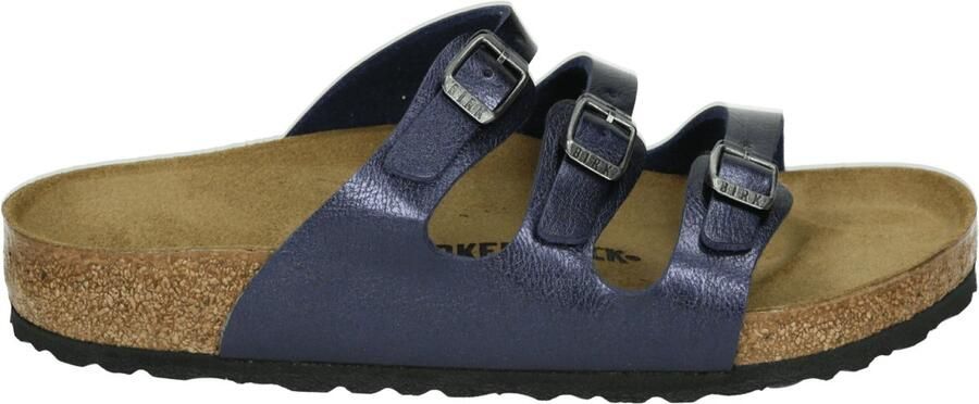 Birkenstock FLORIDA GRACEFUL MIDNIGT BF Dames slippers Blauw