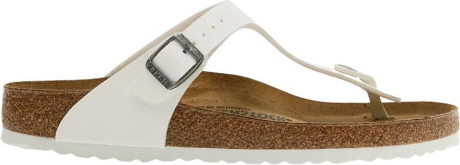 Birkenstock Slipper Gizeh 0745531 Wit Mat Normaal - Foto 4