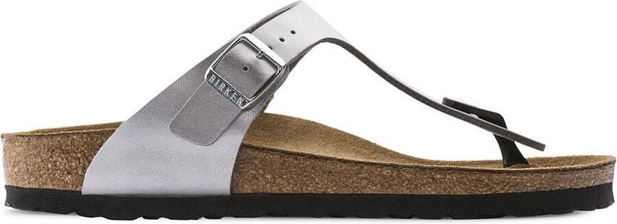 Birkenstock Gizeh BS Metallic Damesandaal Grijs Dames - Foto 3