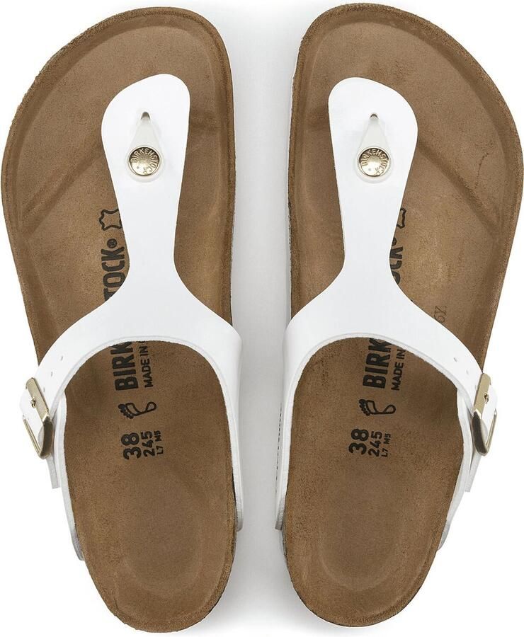 Birkenstock Gizeh Patent Calz N MIINTO b0a9350188b5bb0c32bf Wit Dames - Foto 7