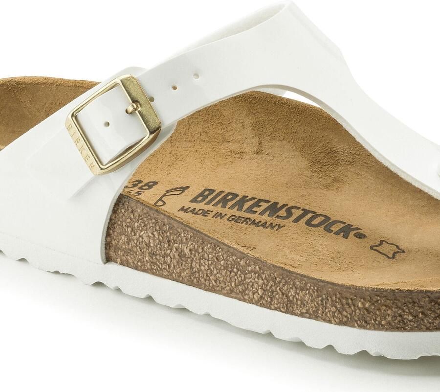 Birkenstock Gizeh Patent Calz N MIINTO b0a9350188b5bb0c32bf Wit Dames - Foto 5