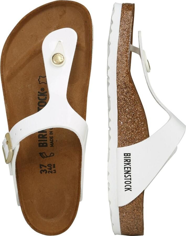 Birkenstock Gizeh Patent Calz N MIINTO b0a9350188b5bb0c32bf Wit Dames - Foto 8