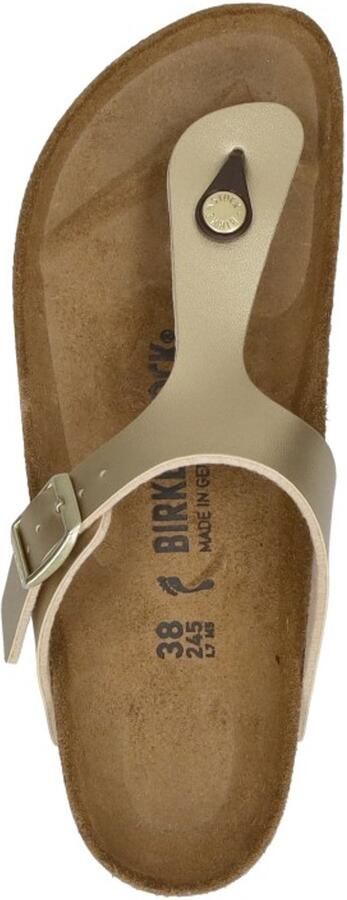 Birkenstock Stijlvolle Dames Gesp Flip Flops Geel Dames - Foto 3