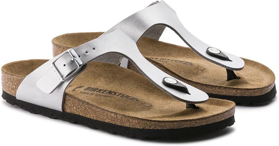 Birkenstock Gizeh Kids Slippers Hologram Silver Regular fit | Zilver | Imitatieleer - Foto 11