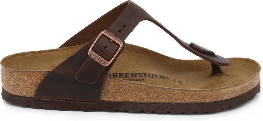 Birkenstock Gizeh FL Sandalen Regular beige bruin