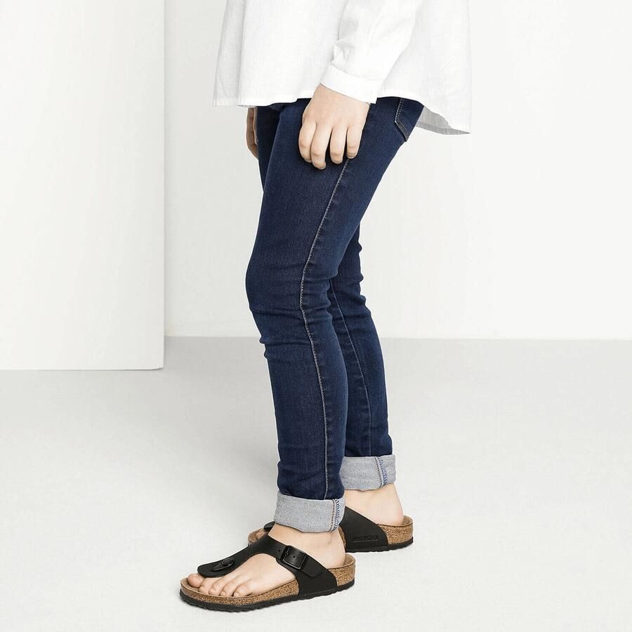 BIRKENSTOCK Teenslippers Gizeh Maat: 35 Materiaal: Leatherlook Kleur: Zwart - Foto 7