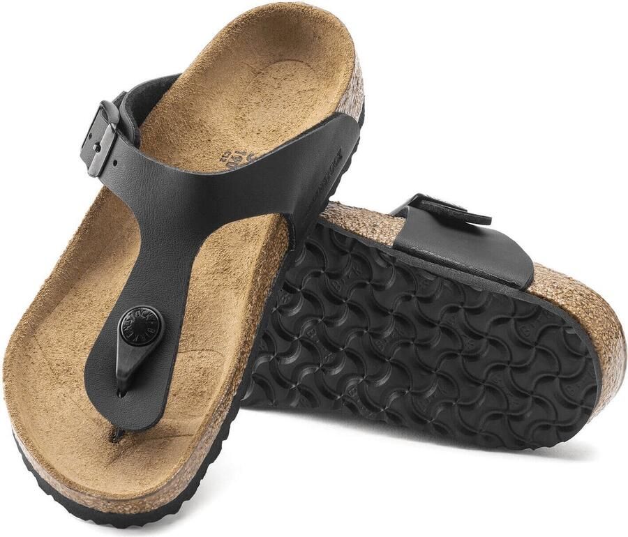 BIRKENSTOCK Teenslippers Gizeh Maat: 35 Materiaal: Leatherlook Kleur: Zwart - Foto 10