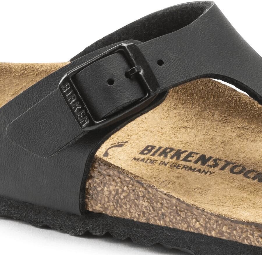 BIRKENSTOCK Teenslippers Gizeh Maat: 35 Materiaal: Leatherlook Kleur: Zwart - Foto 8