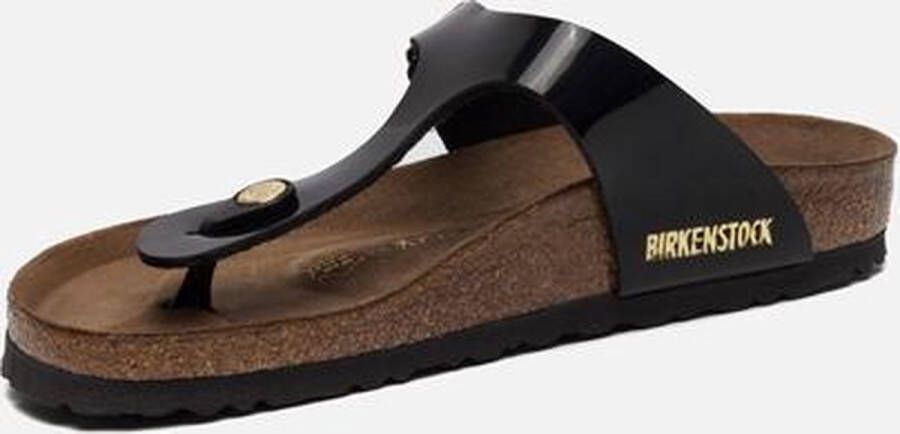 Birkenstock Gizeh Slippers Zwart Lak - Foto 2