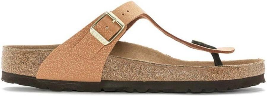 Birkenstock Gizeh Vegan Birko-flor Nubuck Sandalen Bruin - Foto 4