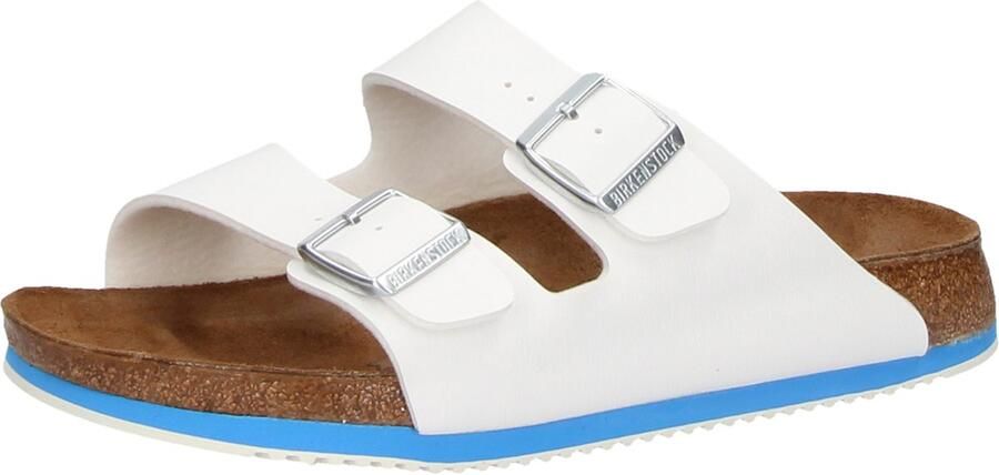Birkenstock Heren Muil Arizona SL 54253 Wit Blauw