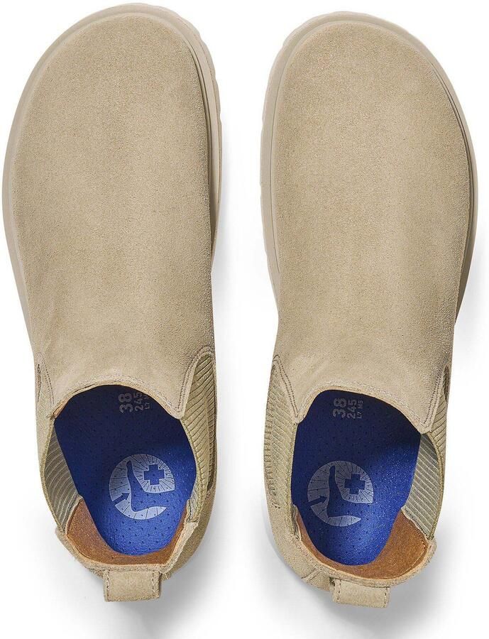 BIRKENSTOCK Chelsea Boots Dames Highwood Slip On Mid W Suède Taupe - Foto 2