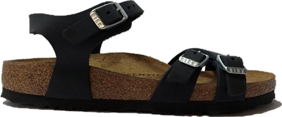 Birkenstock Kumba Dames Sandalen Black Narrow-fit Zwart Nubuck - Foto 3