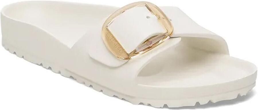 BIRKENSTOCK Slippers Dames Madrid Big Buckle Eva Maat: 38 Materiaal: Rubber Kleur: Wit - Foto 2