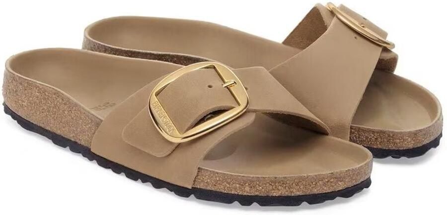 Birkenstock Madrid Big Buckle Tabacco Brown Gevet Leder