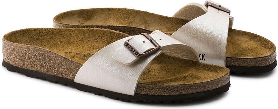 Birkenstock Madrid BS dames sandaal wit - Foto 4
