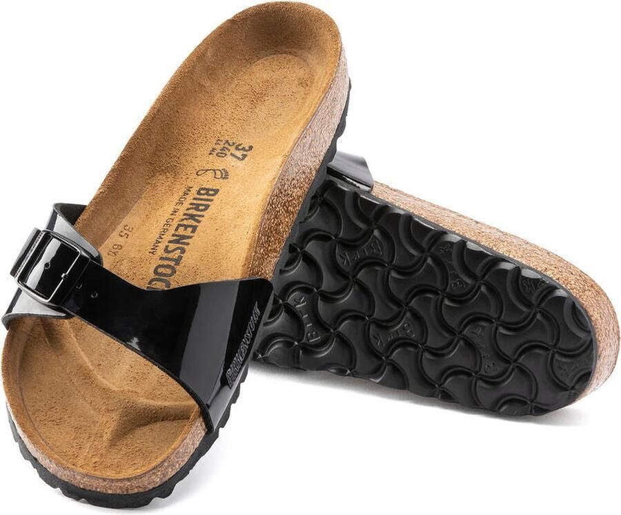 Birkenstock Madrid BS dames sandaal zwart - Foto 4