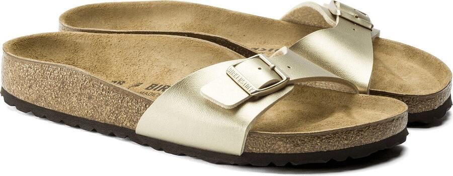 BIRKENSTOCK Slippers Madrid Maat: 40 Materiaal: Leatherlook Kleur: Goud - Foto 15