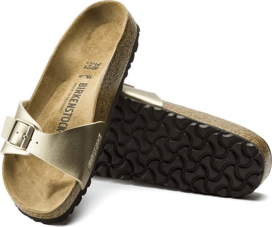 BIRKENSTOCK Slippers Madrid Maat: 40 Materiaal: Leatherlook Kleur: Goud - Foto 8