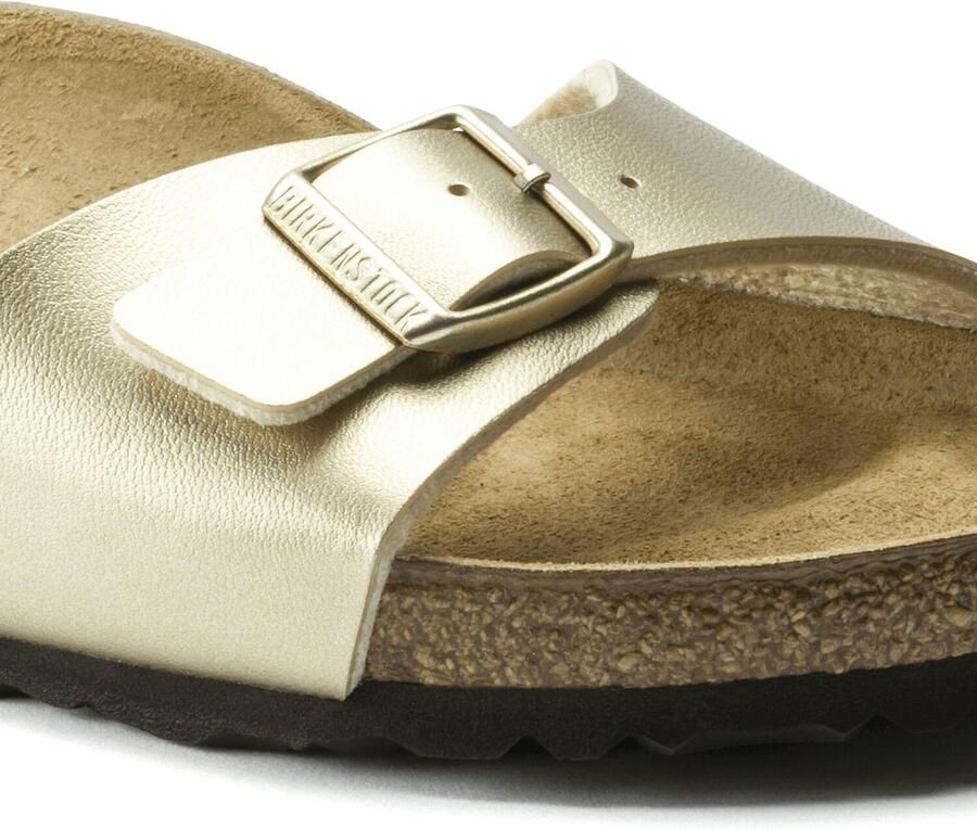 BIRKENSTOCK Slippers Madrid Maat: 40 Materiaal: Leatherlook Kleur: Goud - Foto 7